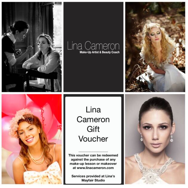 Gift Vouchers Lina Cameron Make-Up Artist London